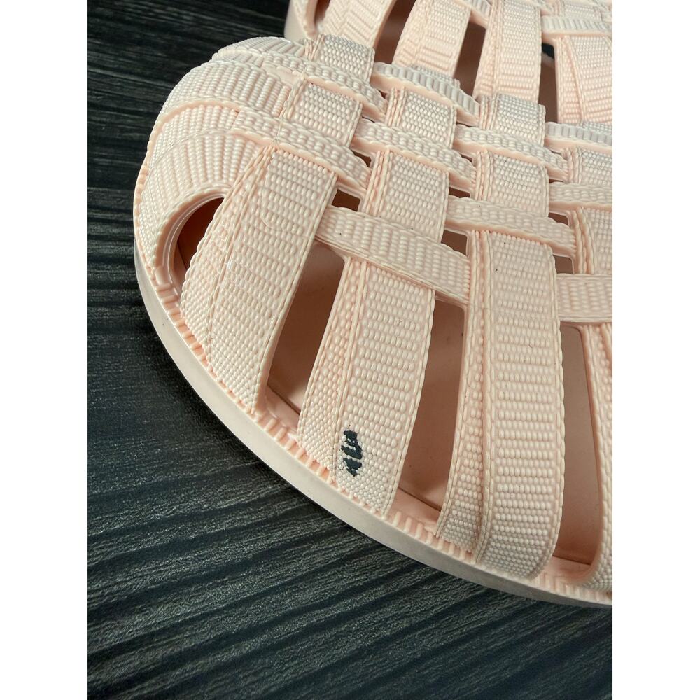 Melissa Possession + Jason Wu Baby Pink Textured Slingback Sandals Sz. 10 - Picture 3 of 8